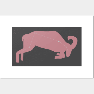 Aries minimalist Posters and Art